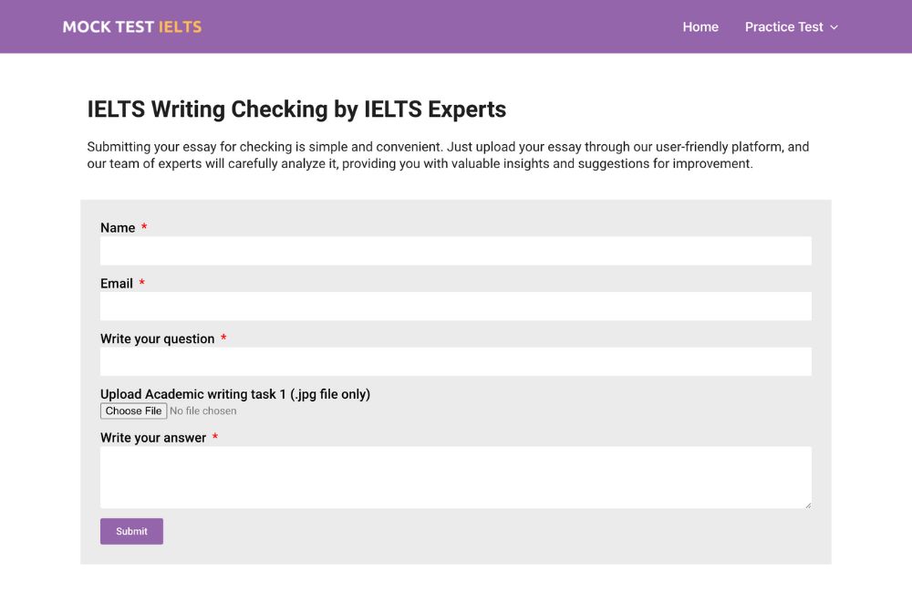 IELTS Writing checking